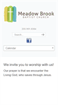 Mobile Screenshot of meadowbrookbaptist.org